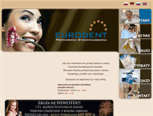 Tablet Screenshot of dentist-eurodent.com.pl